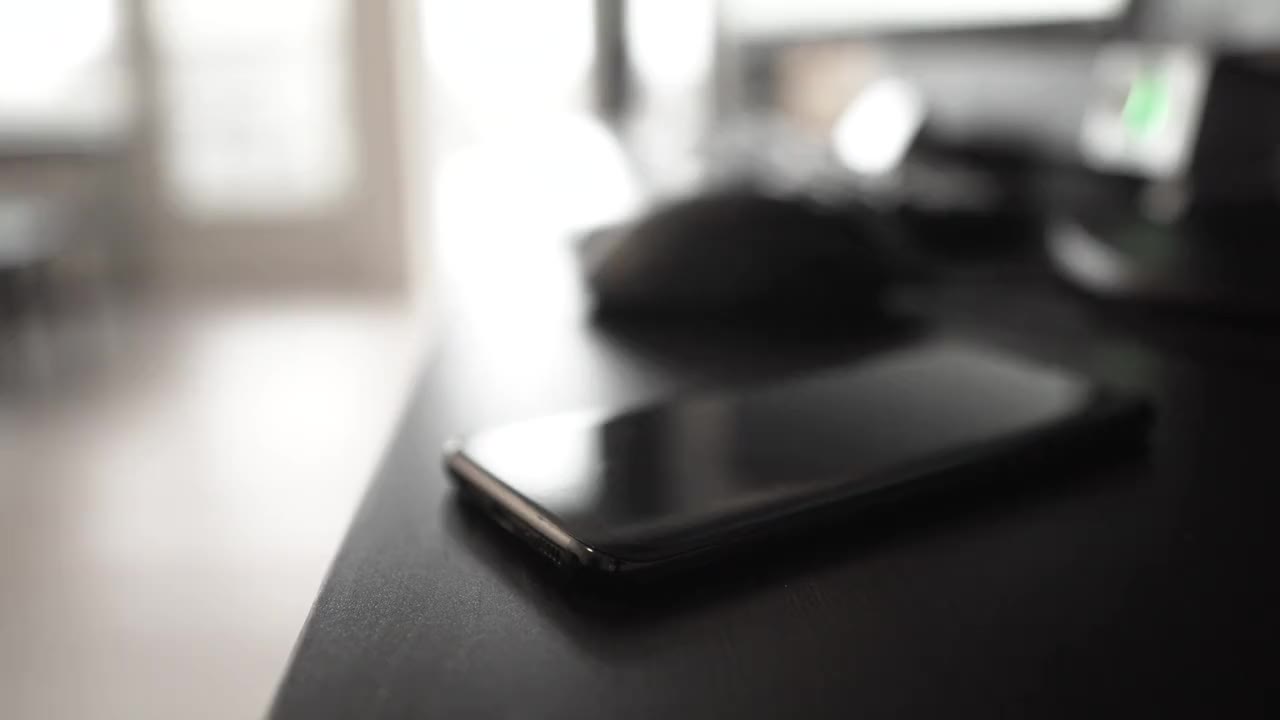 Person answering a phone call
